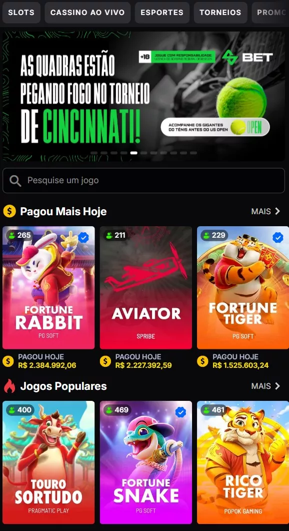 A terceira imagem do aplicativo, plataforma de apostas online com os melhores jogos de apostas e as maiores recompensas em dinheiro